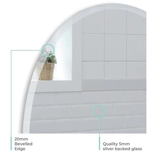 Diana Modern Oval Bathroom Wall Mirror Img03