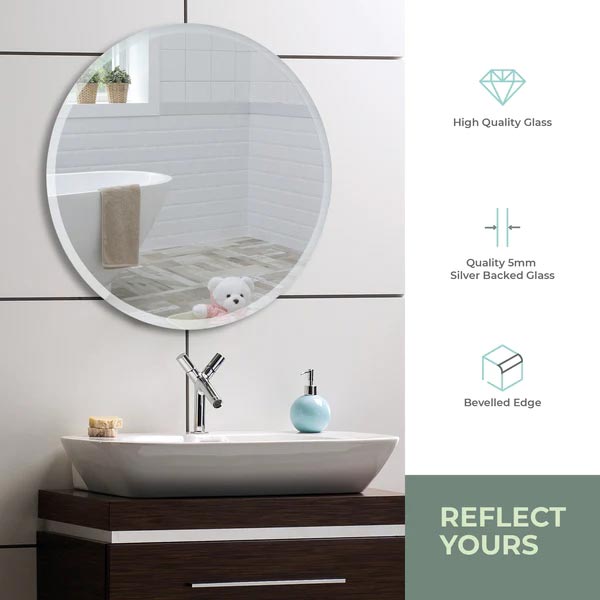 Rachel Round Bathroom Wall Mirror | Redwing Bathrooms