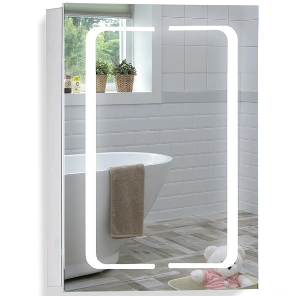 Athena LED Illuminated Bathroom Mirror Cabinet