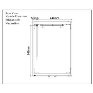 Athena LED Illuminated Bathroom Mirror Cabinet Img09