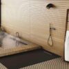 Solidsoft Black Slate Effect Shower Tray Linear Drain Live Example 01