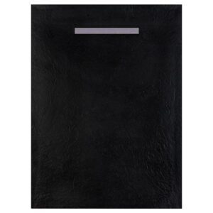 Solidsoft Black Slate Effect Shower Tray Steel Linear Drain
