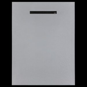Solidsoft Grey Slate Effect Shower Tray Black Linear Drain