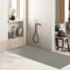 Solidsoft Grey Slate Effect Shower Tray Linear Drain Live Example 01