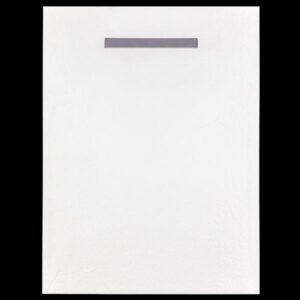 Solidsoft White Slate Effect Shower Tray Steel Linear Drain