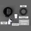 Solidsoft Square Drain Trap Explained