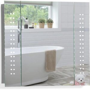 GALAXY LED Illuminated Bathroom Mirror Cabinet Img01