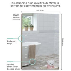 LIBRA LED Bathroom Mirror Img03