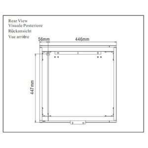 Pallas LED Illuminated Bathroom Mirror Cabinet Img09