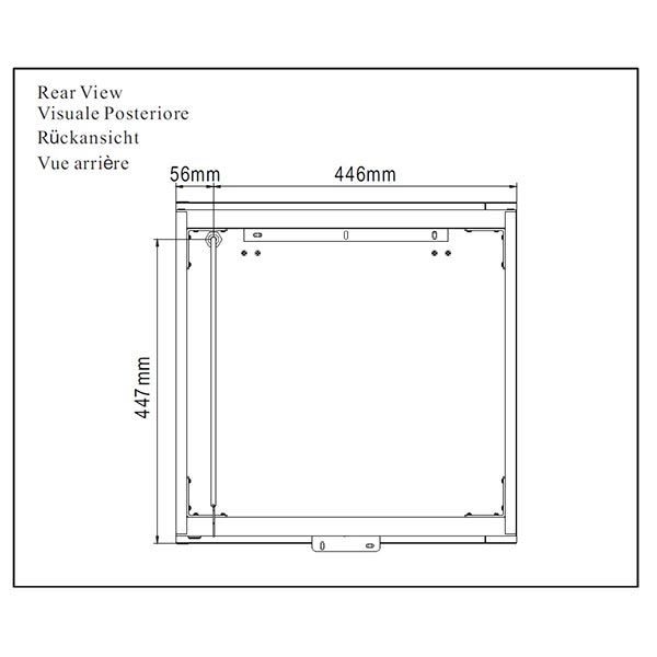 Pallas LED Illuminated Bathroom Mirror Cabinet Img09