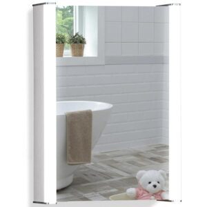 QUASAR CABM11 LED Illuminated Bathroom Mirror Cabinet Img01