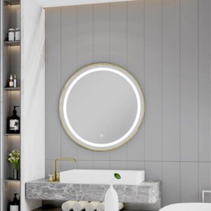 ERNE Round LED Bathroom Mirror Img02