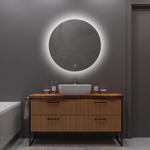 GLYDE Round LED Bathroom Mirror Img02