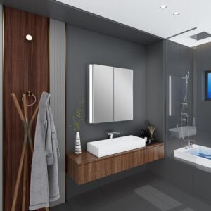LEE Bluetooth LED Bathroom Mirror Cabinet Img02