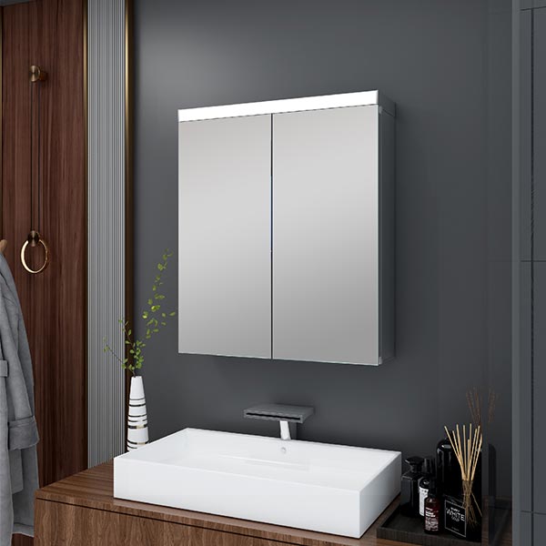 NORE LED Bathroom Mirror Cabinet Img02